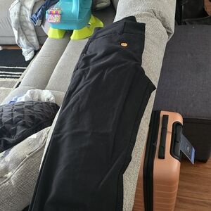 Black Wide Leg Slacks